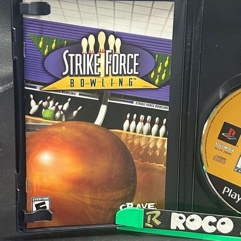 Strike Force Bowling PS2 (Sony PlayStation 2, 2004) Complete W/ Manual